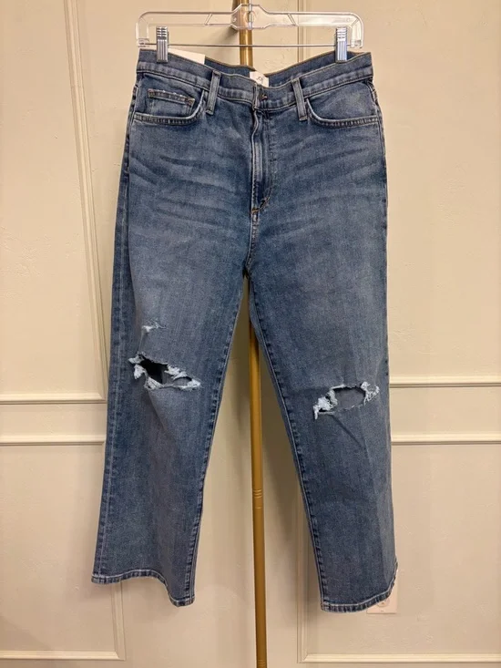 Joe’s Jeans Distressed High Rise Crop Jeans The Blake MSRP $188 SIZE 32 NWT - Picture 4 of 5